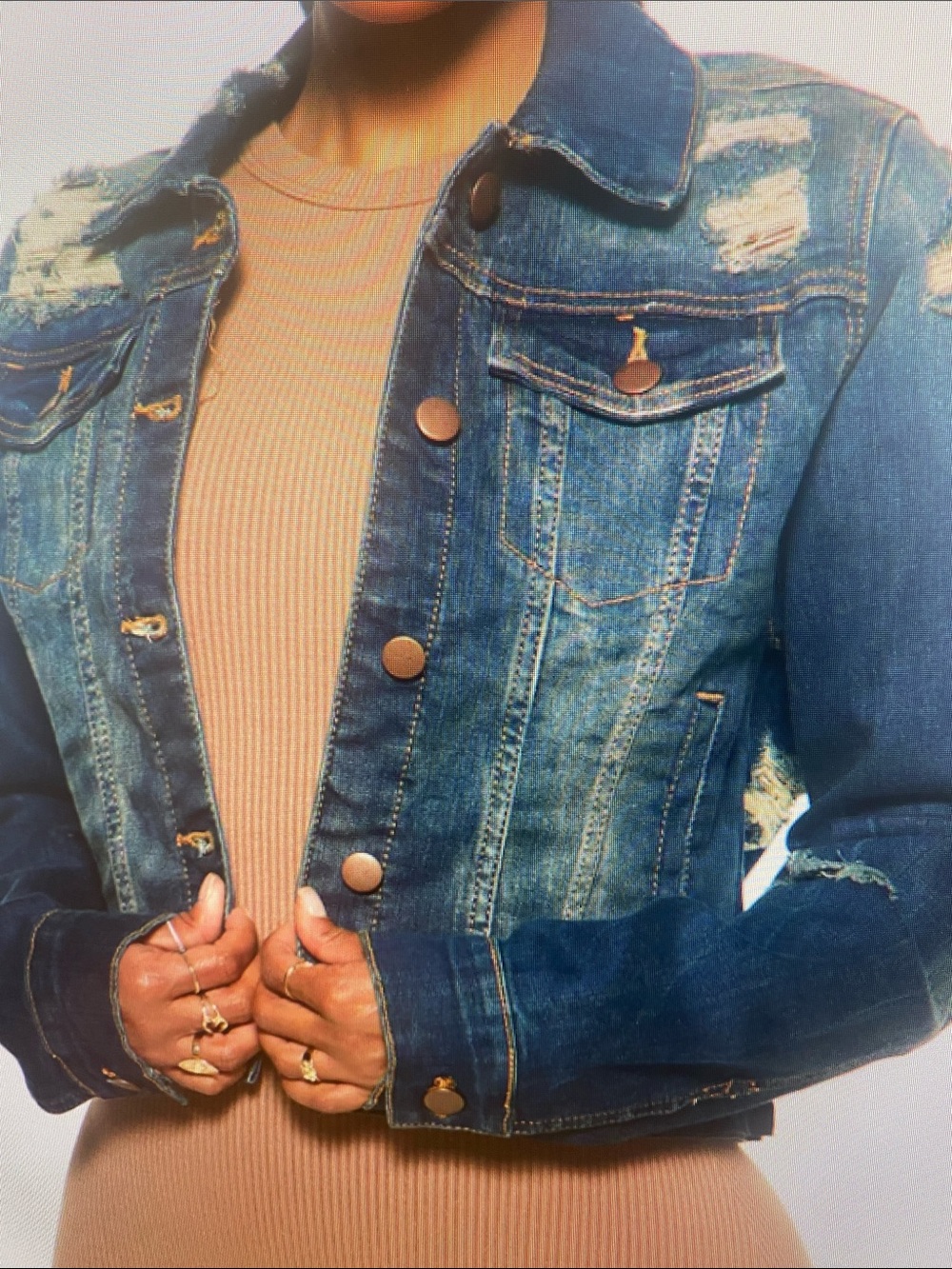 Kelly Denim Jacket - Dark